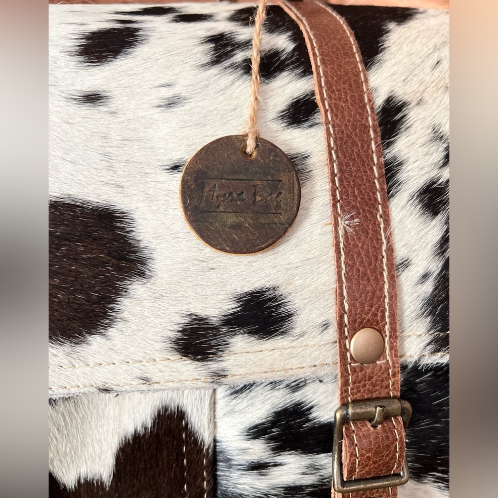 Myra Cowhide Leather Large Backpack - image 4